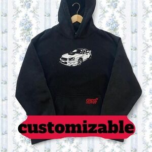 MADE TO ORDER Customizable 2005 Subaru WRI STI Heavyweight Hoodie Handmade